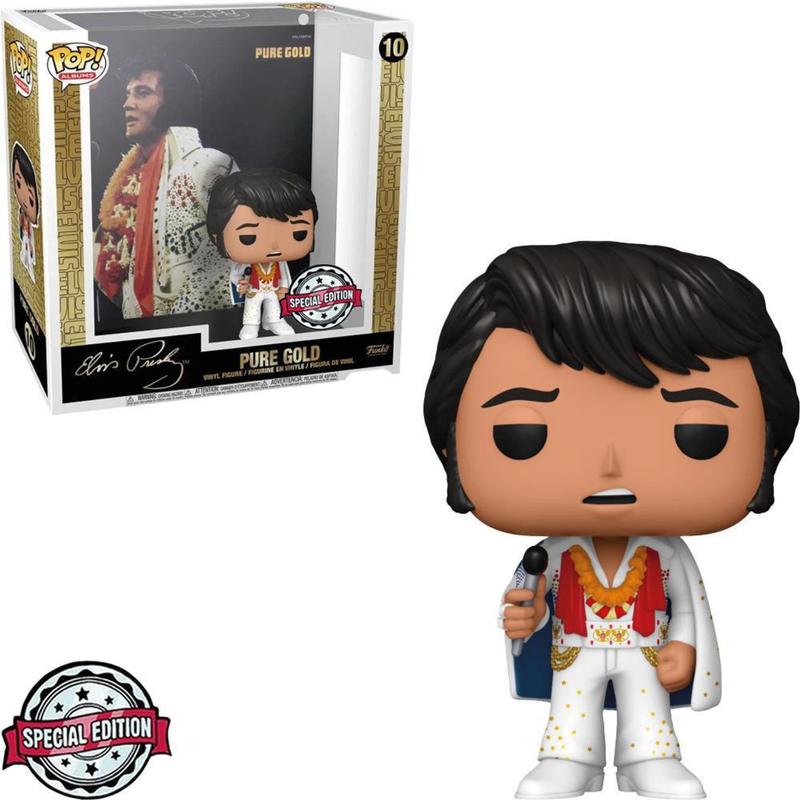 Funko Pop Elvis ピュアゴールド Albums 正規品 Funko Elvis Presley - Pure Gold Exclusive Pop Album Figure 11.5 cm
